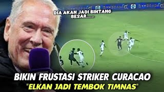 JADI SOROTAN EROPA🔥 Aksi Elkan Baggot Jadi Tembok Timnas Bikin Striker Curacao Frustrasi [upl. by Yedarb]