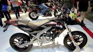 2014 Aprilia SX50 Limited Walkaround  2013 EICMA Milan Motorcycle Exhibition [upl. by Coucher]