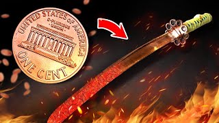 We Forged a Katana Out of 100000 PENNIES [upl. by Lorie562]