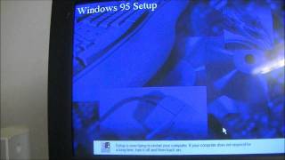 Windows 95 Upgrade the Old Fashion Way [upl. by Assadah]