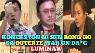 NAKOPO SIRA ANG KANDIDATURA NI SEN BONG GO KONEKTADO SA WAR ON DRGS [upl. by Anaujat]