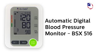 Dr Odin Blood Pressure Machine BSX516 with USB Support [upl. by Dahcir245]