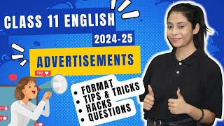 Advertisement Writing class 1112  Advertisement Writing in English  Format amp Tricks [upl. by Stagg857]