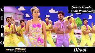 Gundu Gundu Gundu Ponne  Dhool Tamil Movie Video Song 4K Ultra HD BluRay amp Dolby Digital Sound 51 [upl. by Georgeanna]