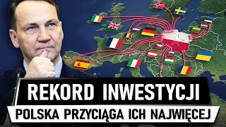 Świat STAWIA na POLSKĘ  Rekordowe inwestycje zagraniczne [upl. by Esinwahs]