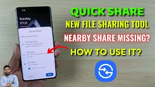 How To Use Quick Share With Nearby Share [upl. by Luelle]