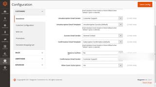 Magento 2  How to configure Newsletters [upl. by Donelle]