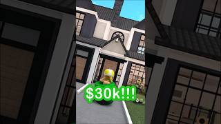 building a 30k bloxburg house 2 story😍 bloxburg roblox shorts robloxbloxburg [upl. by Sherburn46]