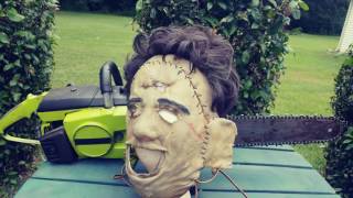 New Leatherface Killing Mask Connor Deless 2016 [upl. by Lehman769]