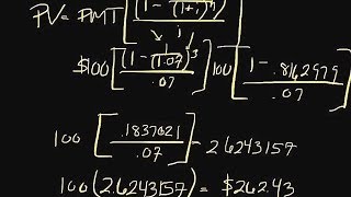 How to Calculate the Present Value of an Annuity [upl. by Rramaj]