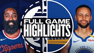 CLIPPERS at WARRIORS  FULL GAME HIGHLIGHTS  October 27 2024 [upl. by Letch]