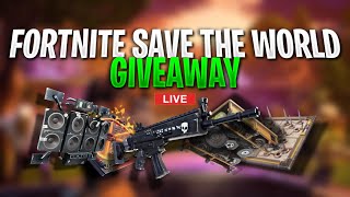 🔴LIVE FORTNITE SAVE THE WORLD GIVEAWAY 144 TRAPS fortnite savetheworld giveaway live [upl. by Scottie170]