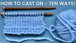 The Essential Guide to Knitting CastOn Methods For Beginners [upl. by Fanchie]