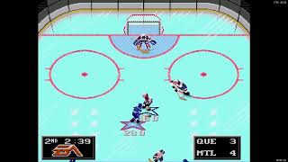 NHL 94 Sega Super Liga Playoff Round 1 G5  kidswasted QUE at Len the Lengend MON [upl. by Cheyne]