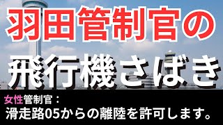 【航空無線】羽田管制官の珍しいな瞬間！女性パイロット×女性管制官の絶妙なやり取り【面白い日本語訳ATC】 [upl. by Robison46]