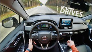 2021 TOYOTA RAV4 HYBRID AWD  self driving offroad 0100 kmh and tech overview 4K [upl. by Acirderf]