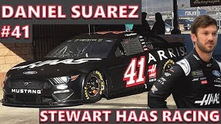 2024 NASCAR Cup Series Champion Daniel Suarez to the 41 Stewart Haas Racing Ford in 2019 [upl. by Colinson533]