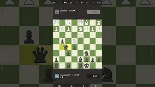 Chess  Scandinavian defence brilliant move and checkmate shorts viral trending chess brilliant [upl. by Hayne]