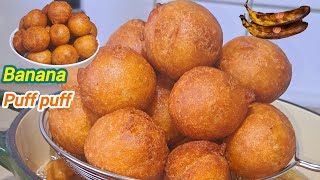 Do you have overripe bananas How to prepare banana puff puff [upl. by Eshelman]