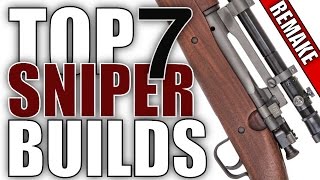 Top 7 Airsoft Sniper Builds Remake  Bolt Actions ONLY [upl. by Bose40]