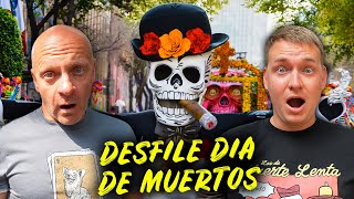 💀PAPÁ RUSO SE QUEDA IMPACTADO CON su PRIMER DESFILE DE DÍA DE MUERTOS en MÉXICO 🇲🇽 [upl. by Behnken368]