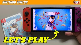 MLB The Show 24 on the Nintendo Switch OLED [upl. by Ogu]