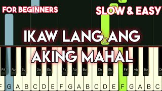 VST amp COMPANY  IKAW LANG ANG AKING MAHAL  SLOW amp EASY PIANO TUTORIAL [upl. by Repooc]