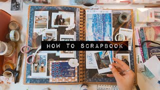 DIY HOW TO SCRAPBOOK ideas  tips [upl. by Lemmor525]