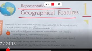 class 6 geography chapter 1 Representation of geographical Features [upl. by Kape430]