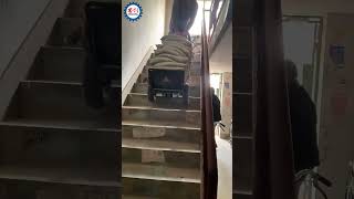 Electric Stair Climbing Hand Truck Dolly for Moving Goods Upstairs [upl. by Nirehtac]