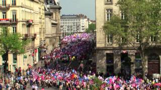 La Manif Pour Tous video lyon le 5 mai 2013 [upl. by Elbertine726]