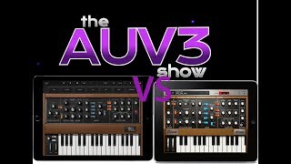 The AUV3 show EP 1 Moog Model D APP VS iMini APP Auria Pro amp Cubasis 24 [upl. by Vokaay]