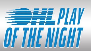 OHL Play Of The Night Tullio Spin Pass  October 22 2021 [upl. by Aztinaj]