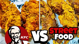 KFC Chicken Wings VS Street Chicken Wings by Food Loop [upl. by Nya]