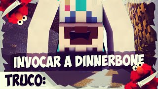 COMANDO  INVOCAR A DINNERBONE  18 MINECRAFT [upl. by Rodrick]