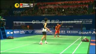 SF  MS  Chen Long vs Chong Wei Feng  2012 China Open [upl. by Karleen746]