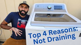 Top 4 Reasons Why Your GE Washer Is Not Draining [upl. by Kirby940]