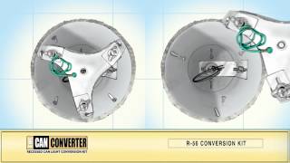 How to Install a Ceiling Fan  The Can Converter Model R56 [upl. by Manoop233]