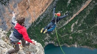 Rope Jumping Free Fall Record Smashed [upl. by Enneiluj820]