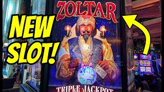 BRAND NEW ZOLTAR SLOT 3REEL Dollar Denom  with bonuses [upl. by Ahsirhcal]