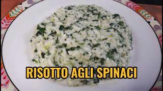 RISOTTO AGLI SPINACI leggero e cremoso [upl. by Anihtyc192]