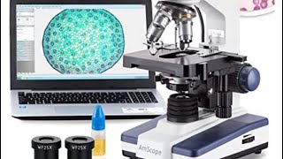 AmScope B120C Microscope Magnification Review [upl. by Akenet631]