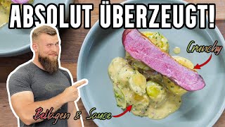 Geniale Kombi Knuspriges Entenbrustfilet mit Beilagen amp Sauce  Rezept [upl. by Yadahs224]