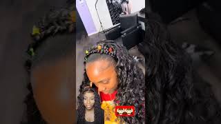 Hairdresser Reacts To Quick Weave Video hairdresser reaction blackhair hair haircare [upl. by Calypso]