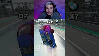 AUDI Q7 VS BMW X7 beamngdrive react shorts bmw audi [upl. by Anyalram432]