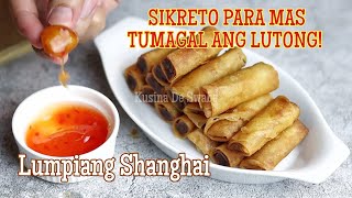 LUMPIANG SHANGHAI  SIKRETO PARA MAS TUMAGAL ANG LUTONG PANGHANDA SA BIRTHDAY [upl. by Ellery]