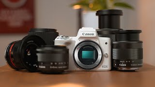 BEST Lenses for Canon M50 II Ultimate Buyers Guide For Video and Photography [upl. by Bal]