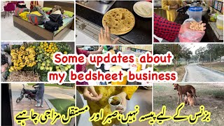 Some updates about my bedsheet businesssardiyo ko khamoshi se ghabrahat hoti haiTarab Khan vlogs [upl. by Aneert135]