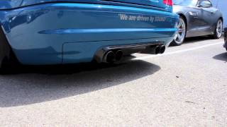 E46 M3 Eisenmann Exhaust Sound [upl. by Lahcim]