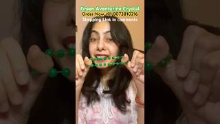 Green Aventurine Crystal Meaning healing properties and benefits for good luck [upl. by Tiat]